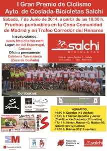Cartel I GP Ciclismo-Coslada 2014