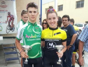 Claudio Clavijo y Lucía Polo, de la Academia Maté.