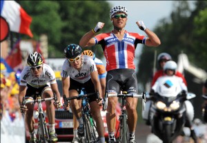 Thor Hushovd vencedor en el Tour de Francia 2010