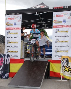 Rocío Martín, en la salida. © Acción Tr3s