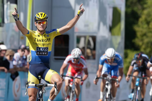 Así gana Breschel © Vuelta Luxemburgo