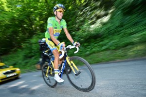 Contador, en su ataque © / B. Papon