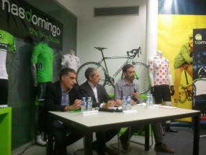 Los protagonistas del acto