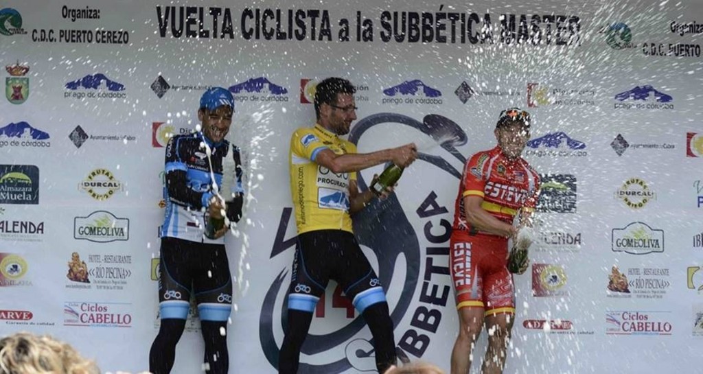 Los ganadores de la V Vuelta Subbética Máster.