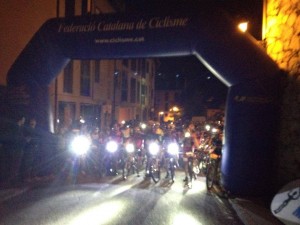 Salida a las 5.00 h. de la madrugada en Vielha.