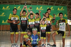 Podio de la 1ª Copa Dos Hermanas. © FAC