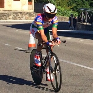 Óscar Gonzalez, en pleno esfuerzo. © FGC