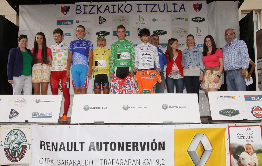Líderes de la Bizkaiko XX Itzulia al término de la 2ª etapa.