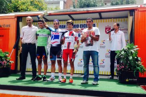 El podio de la prueba © RFEC