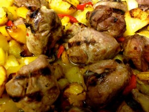 Carne con verduras © Patxi Gimeno