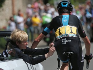 Froome, atendido © Sky