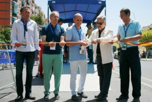 Protocolario corte de cinta. © RFEC