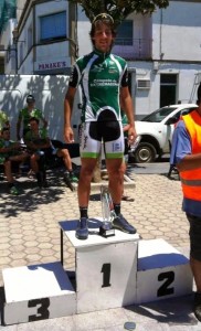 Rubén Crespo, vencedor de la prueba y campeón de Extremadura sub-23.