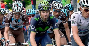 Valverde, en el grupo principal © Movistar