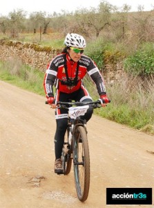 Mª del Mar, orgullosa de los triunfos conseguidos.