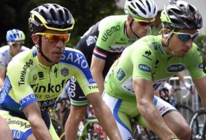 Contador y Sagan © Tinkoff