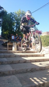 Uno de los tramos de descenso urbano.