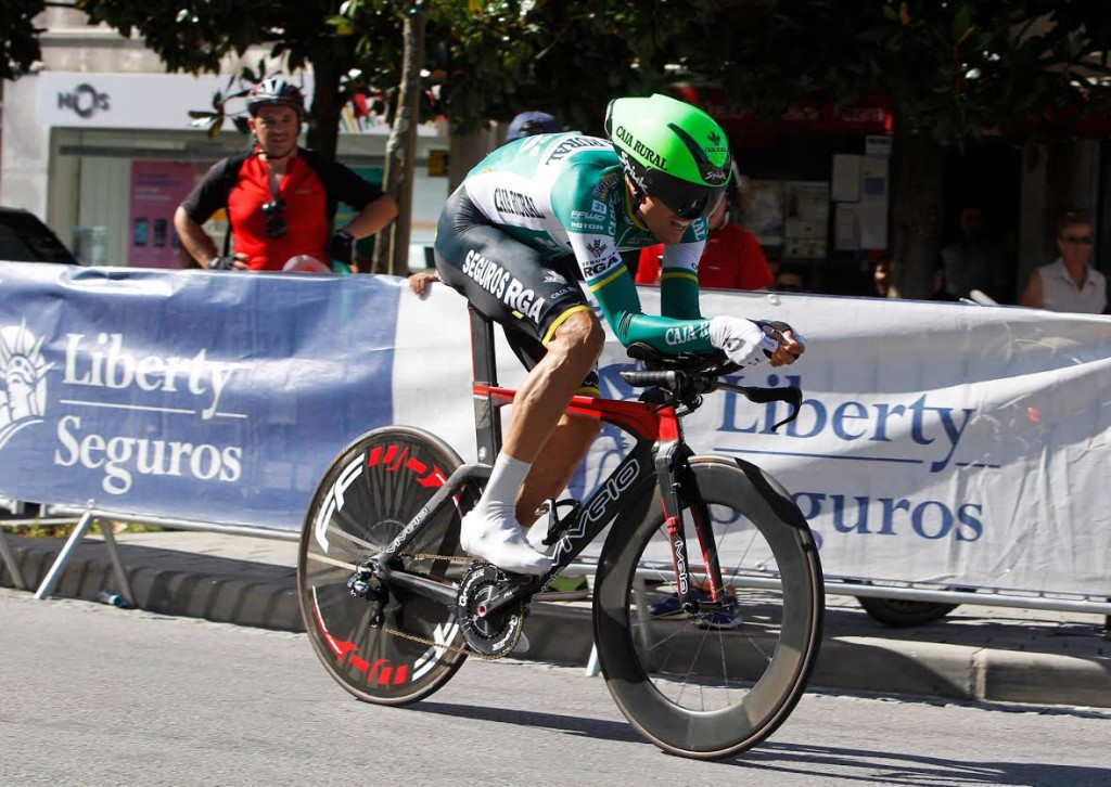 Luis León Sánchez, con la presunta BMC camuflada