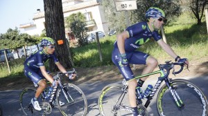Quintana y Valverde, entrenando