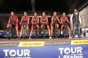 La Selección Española, en la presentación de equipos.