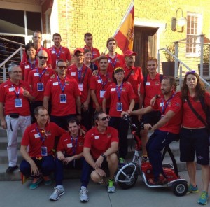 La selección española de ciclismo adaptado no tuvo un buen día.