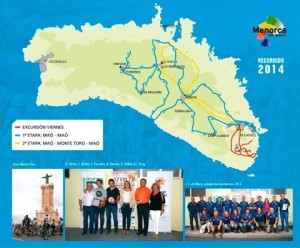Recorrido de la Vuelta a Menorca.