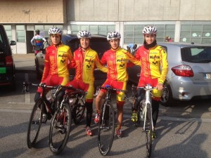 Los cinco españoles © RFEC