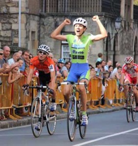 Xuban Errazkin, entrando en meta. © FGC