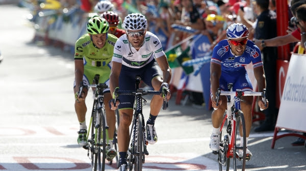 Valverde llega a Cabárceno © Movistar