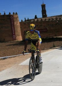 Contador, hoy con su cabra
