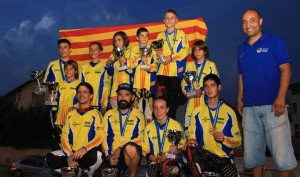 Campeones de Catalunya de BMX 2014. © FCC