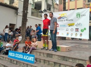 Francisco López, ganador del premio de la montaña.