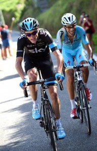 Froome y Aru © Unipublic