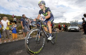 Gorka Izagirre, en La Camperona © Movistar