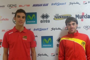 Los menores Herrada e Izagirre © RFEC