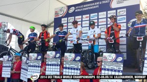 Los júnior que disputaron la final, preparados.