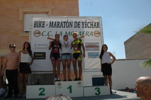 Podio de féminas. © FCRM