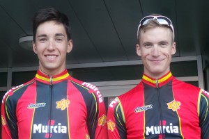 Los contrarrelojistas Camacho y González © RFEC