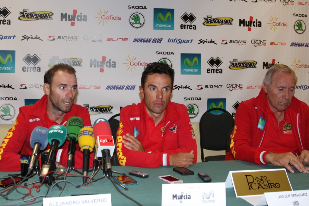 Valverde, Purito y Mínguez © RFEC