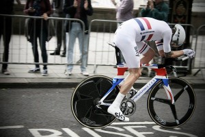 Wiggins, en la CRI de Gran Bretaña © Sky