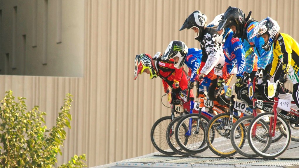 Salida de una de las pruebas © BMX San Vicente
