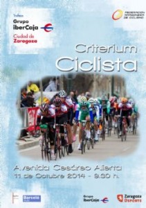 CARTEL CRITERIUM Ciclista Ciudad de Zaragoza