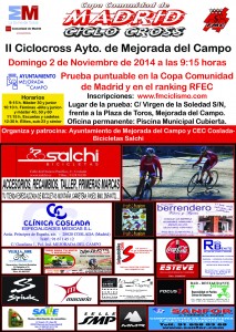 Cartel Ciclocross Mejorada 2014 online