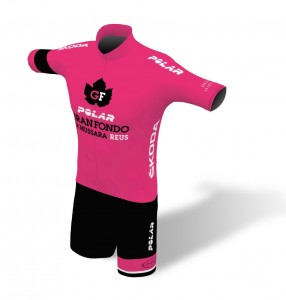 El rosa es el protagonista del maillot Northwave de alta gama que lucirán los participantes.