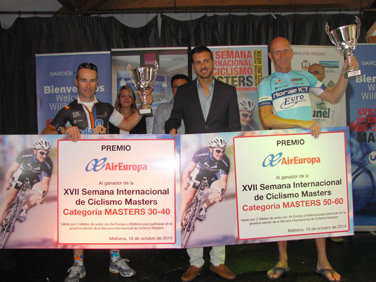 Francisco Robles y Marc Den Hoed, vencedores finales de la challenge mallorquina.