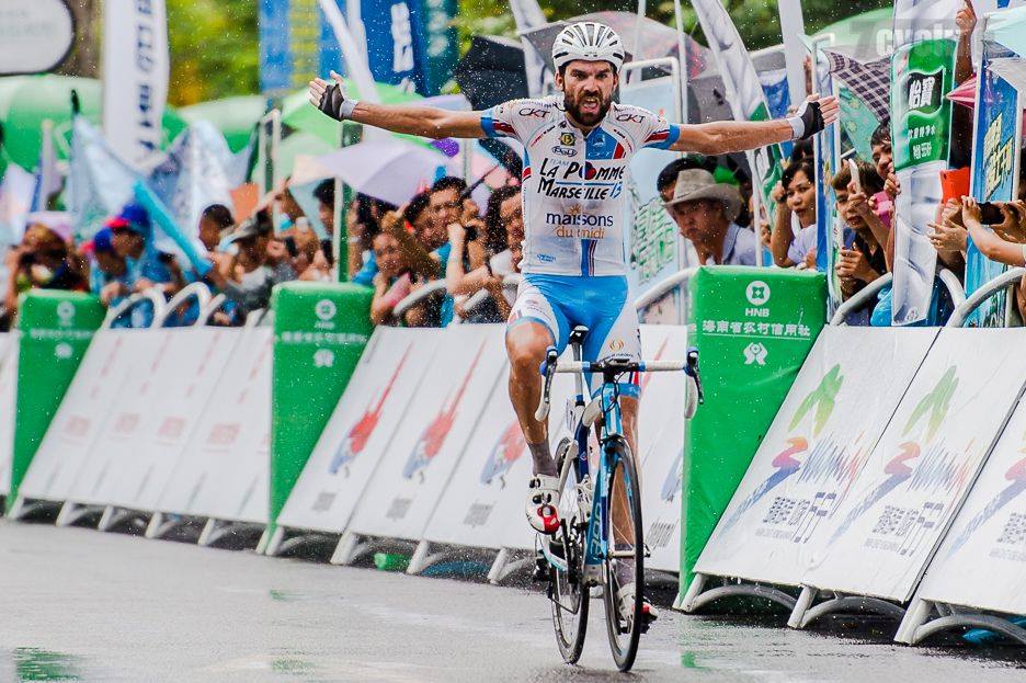 Antomarchi celebra su victoria © 7 Cycling