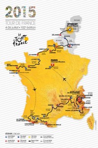 El mapa oficial © Tour Francia
