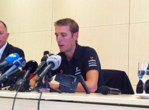 Andy, en la rueda de prensa 