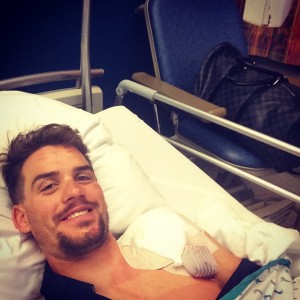 Stybar, en el hospital © instagram