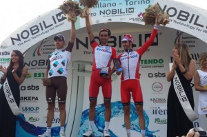 Nocentini, Caruso y Moreno © Katusha